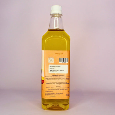 Dadobaa Wood Pressed White Sesame Oil, 950ml