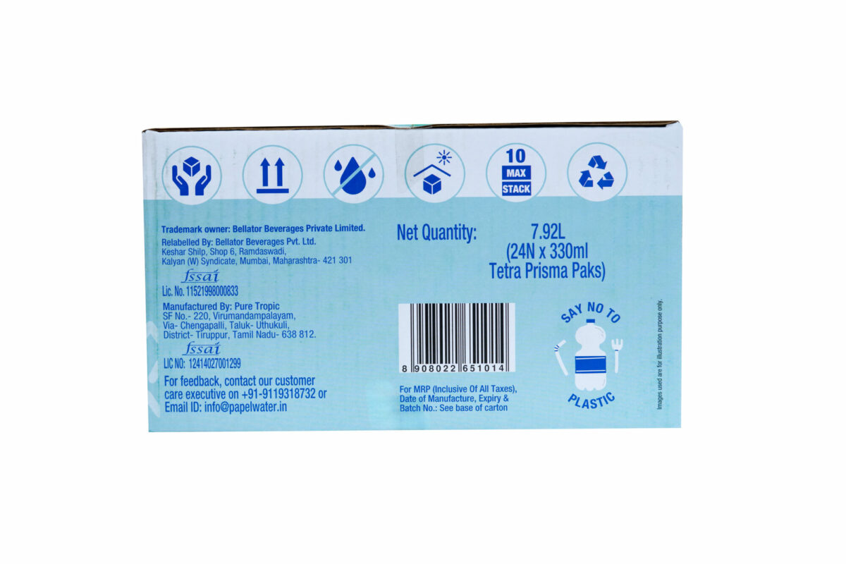 Papel Alkaline, pH 8.5, 330ml (Pack of 12)