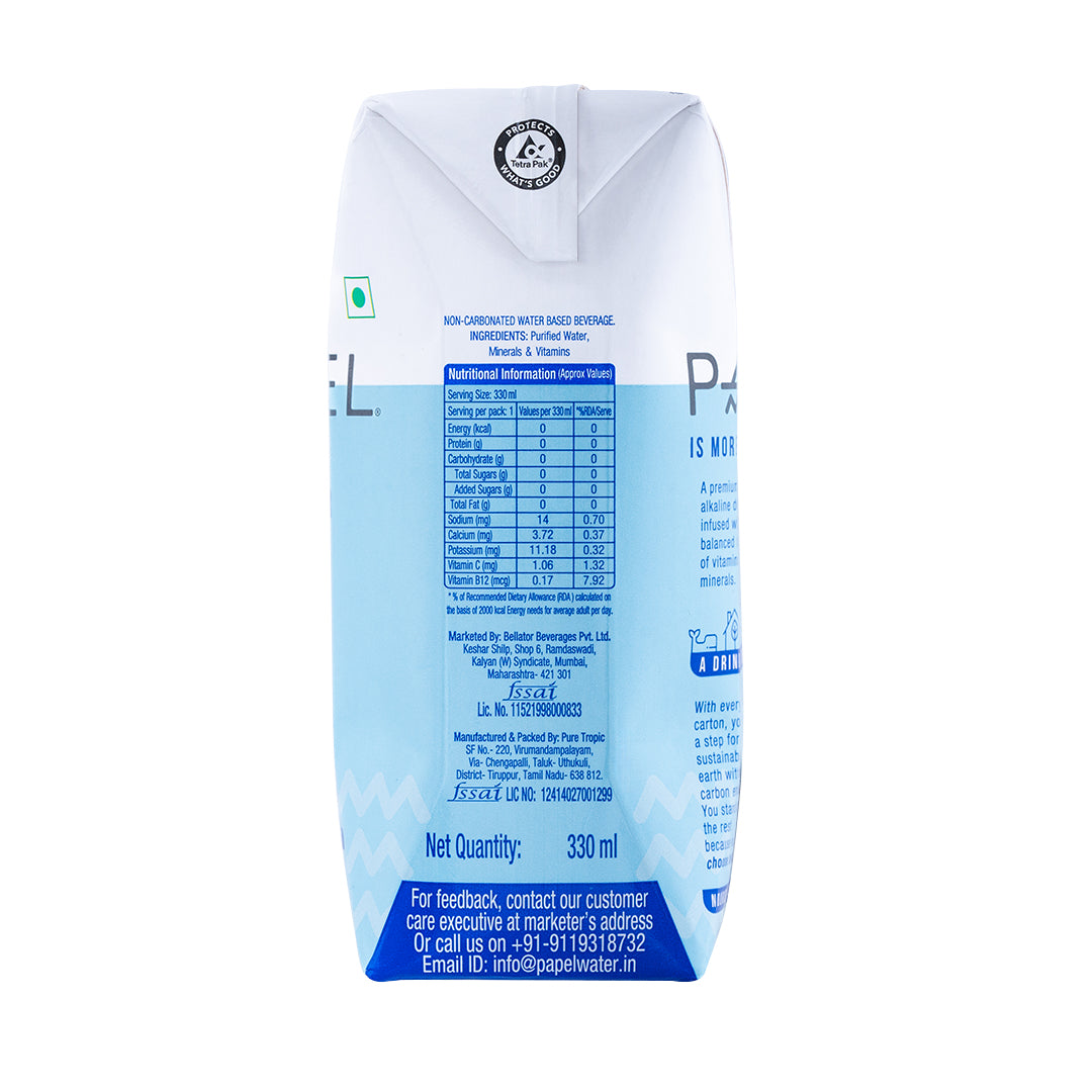 Papel Alkaline, pH 8.5, 330ml (Pack of 12)