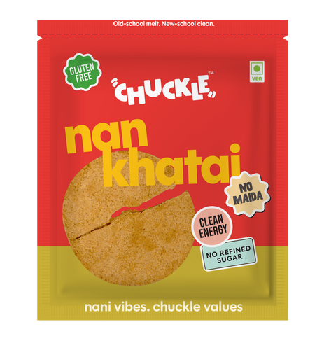 Chuckle Nankhatai Cookie,50g (Classic Ghee, Gluten-Free, No Palm Oil) - front pack