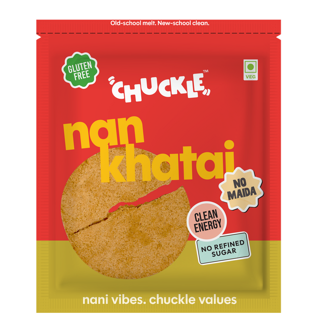 Chuckle Nankhatai Cookie,50g (Classic Ghee, Gluten-Free, No Palm Oil) - front pack