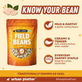 Field Beans, 500g (Val Dal / Sem Phali | 20g Protein | 18g Fiber | Nourishing whole beans for Gravies, Curries, Bowls, & Salads)