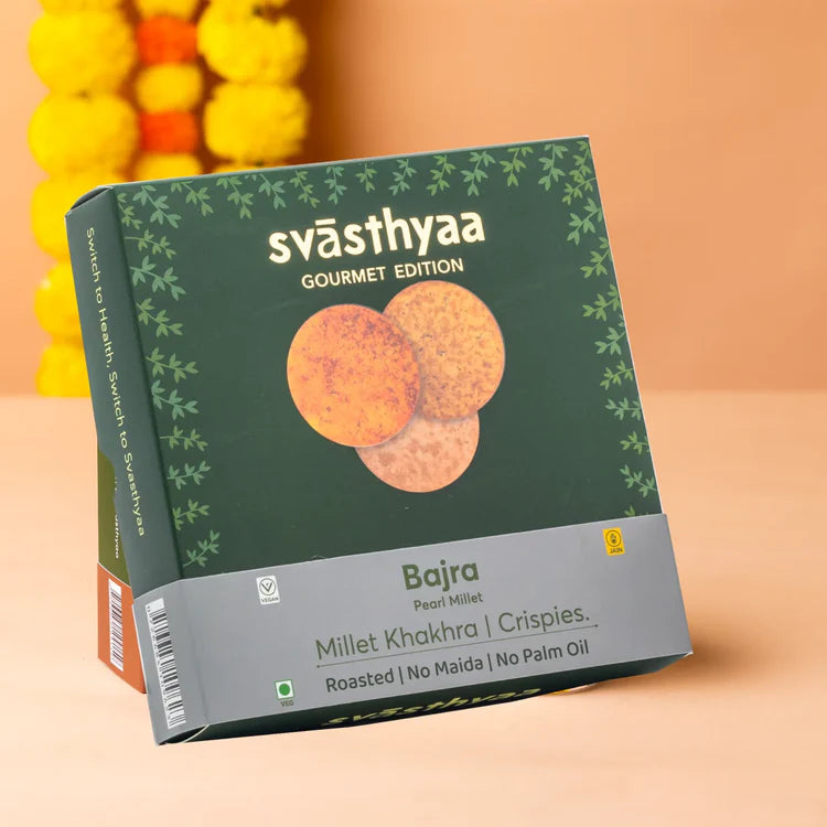 Svasthyaa Bajra Millet Khakhra, 200g
