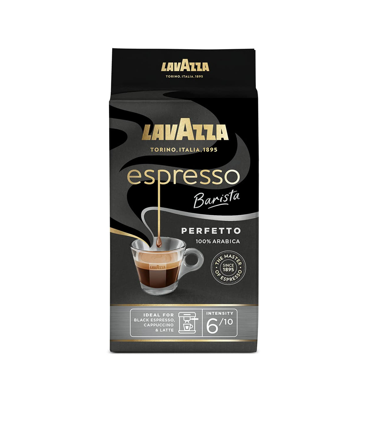 Lavazza Perfetto Espresso Barista, 100% Arabica Ground Coffee Powder, 250g