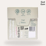 Gud Gum Lemon Chewing Gum, 21g (Plastic-Free, Sugar-Free, Biodegradable)