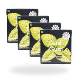 Gud Gum Charcoal Mint Chewing Gum, 21g