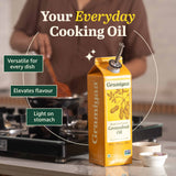 Gramiyaa Groundnut Oil - Wood Cold Pressed Oil 1L