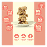 Nourish Organics Ginger Oats Cookies, 120gm (Rich in Fibre | Wheat Free | No Refined Sugar)