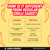 Urban Platter Korean Gochujang Paste 500g ( Fermented Chilli Paste | Spicy-Sweet Umami | Plant-Based | For Bibimbap & Tteokbokki)