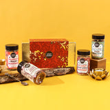 Urban Platter Golden Indulgence Diwali Gift Hamper – Assorted Mukwas (Calcutta Paan, Gujarati Royal & Everyday, Gulaab Kharek), 1 Festive Greeting Card – Perfect Corporate & All-Occasion Gifting