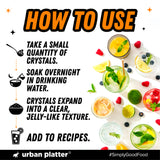 Urban Platter Gond Katira Crystals, 300g ( Traditional Cooling Ingredient, Badam Pisin, Edible Gum)