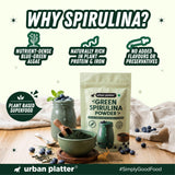 Pure Spirulina Powder, 100g (Naturally Nutrient-Dense | Supports Energy, Immunity & Detox | Rich in Protein & Iron)