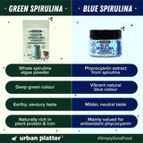 Pure Spirulina Powder, 100g (Naturally Nutrient-Dense | Supports Energy, Immunity & Detox | Rich in Protein & Iron)