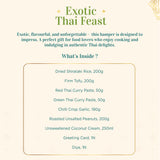 Urban Platter Exotic Thai Feast Hamper (Authentic Thai Flavours | Premium Ingredients | Royal Tropical Packaging | Gourmet Culinary Experience | Perfect for Gifting)