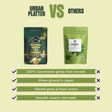 Urban Platter Japanese Ceremonial-grade Matcha Green Tea Powder, 20g (First-harvest leaves | Premium-grade | Stone-Ground)