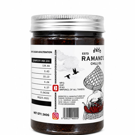 Honey Chilli, 240g (Pure Honey & Chilli Condiment | Sweet & Spicy Drizzle | No MSG | No Soy Sauce)