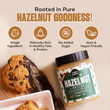 Urban Platter Hazelnut Butter (Without Skin) (Bold Nutty Flavour | Single Ingredient | Keto-Friendly | Blanched Paste)