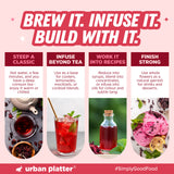 Urban Platter Whole Dried Hibiscus Flowers, 70g (Tart & Floral | Antioxidant-Rich | Caffeine-free) - product image 9