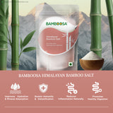 Bamboosa Himalayan Bamboo Salt,500g (Mineral-Rich, Alkaline Salt for Cooking & Wellness)