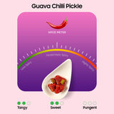 Goosebumps Guava Chilli Pickle | Peru ka aachar | Exotic Indian Fruit Pickles | Innovative Pickles | Pickled Fruits | Less Oil Achar, 250 gms