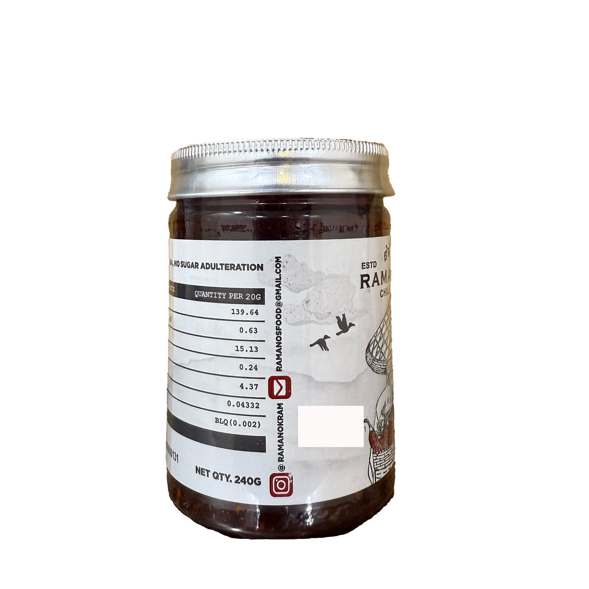 Garlic Chilli Crisp, 240g (Crispy Garlic, Onion & 5 Chilli Blend | No MSG | No Preservatives)