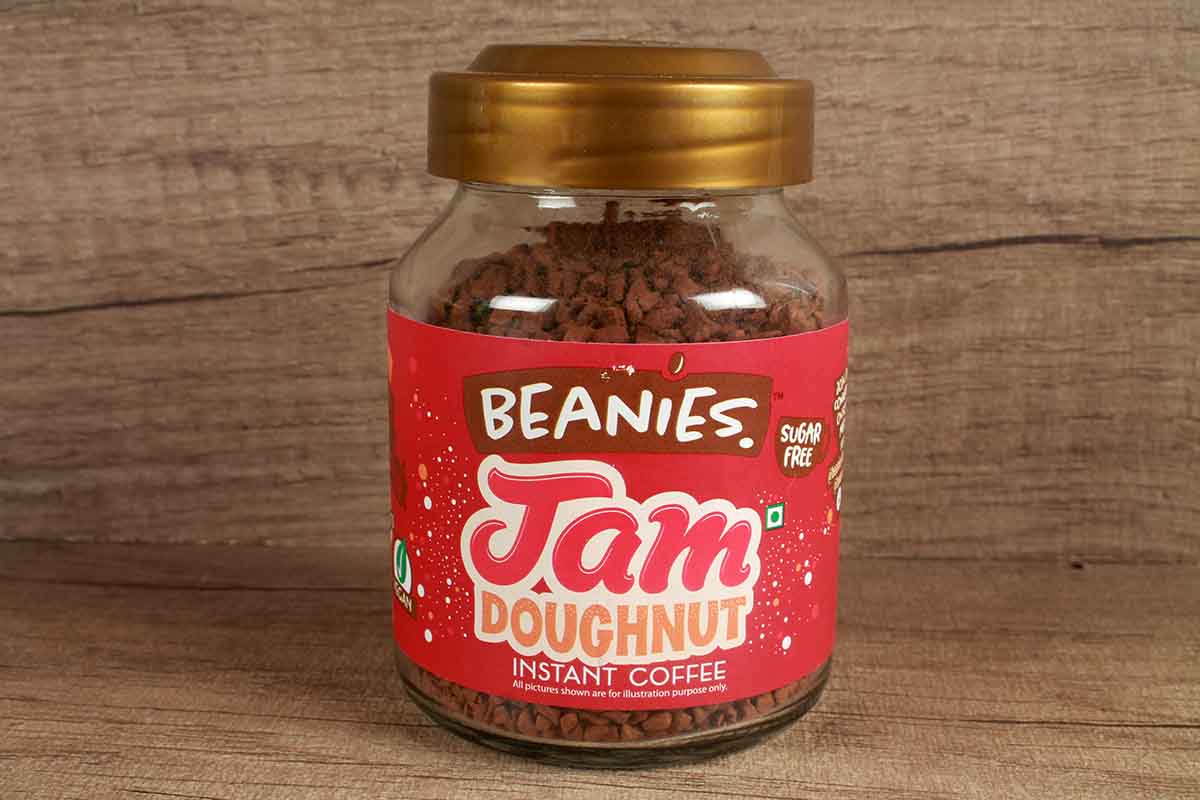 Beanies Jam Doughnut Flavour Coffee, 50g