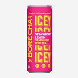 Borécha ICEY Strawberry Lemon Sparkling Iced Tea, 330ml