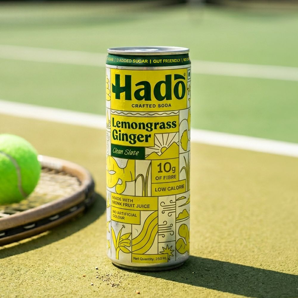 Lemongrass Ginger Crafted Soda, 250ml x 4 (10g Fibre, Zero Added Sugar)