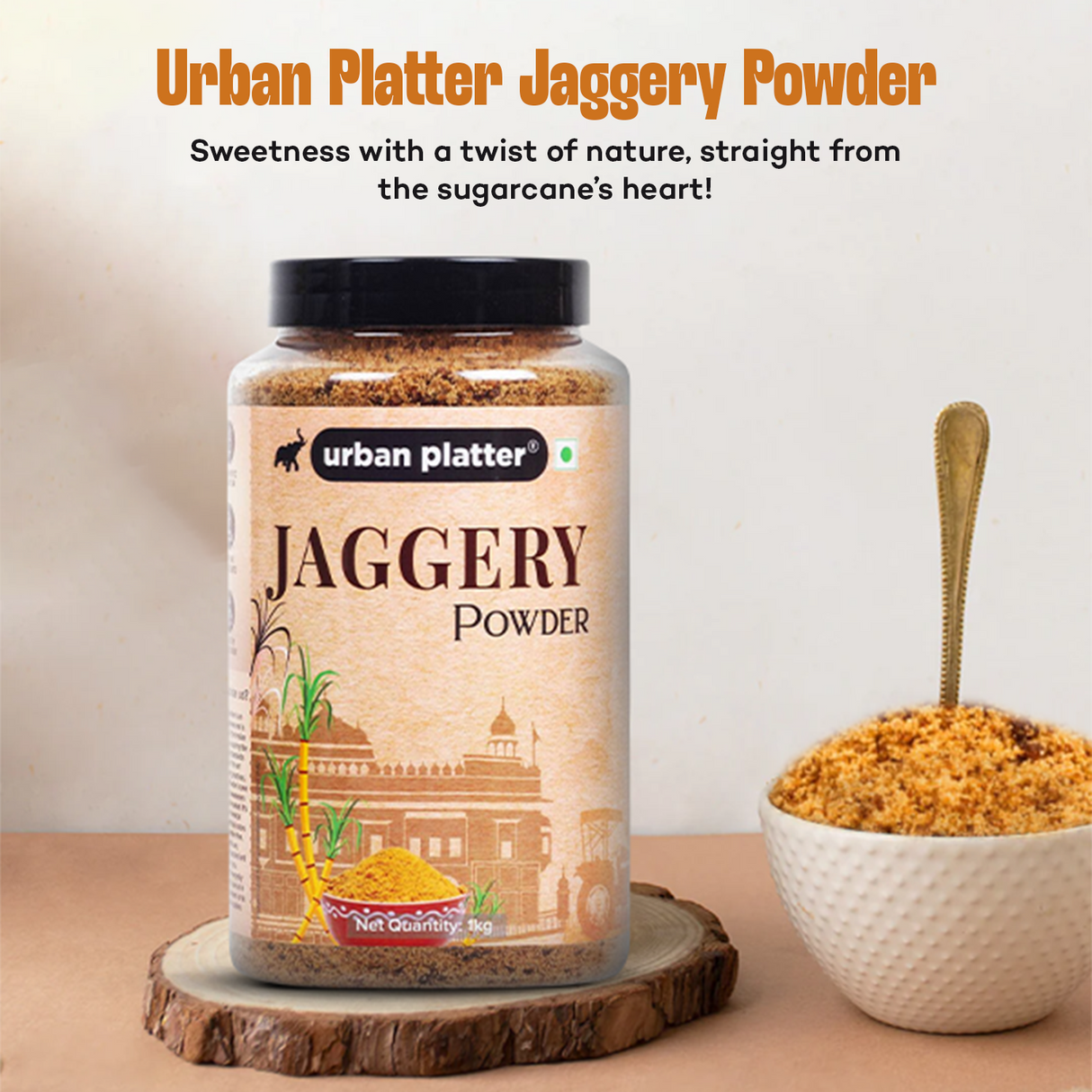 Urban Platter Jaggery Powder, [Pure, Natural & Chemical Free]