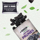 Urban Platter Pitted California Prunes | Dried Plums | Source of Fiber | No Added Sugar