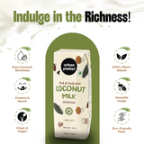 Urban Platter Coconut Milk, 250 ML (Additive Free | 18% Fat)