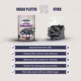 Urban Platter Pitted California Prunes | Dried Plums | Source of Fiber | No Added Sugar