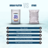 Urban Platter Arabian Sea Salt Crystals, [Unrefined | Non-iodised | Impurity Free | Optically sorted | Natural Sea Salt | Use for pickling, scrubs, Herbal infusions]