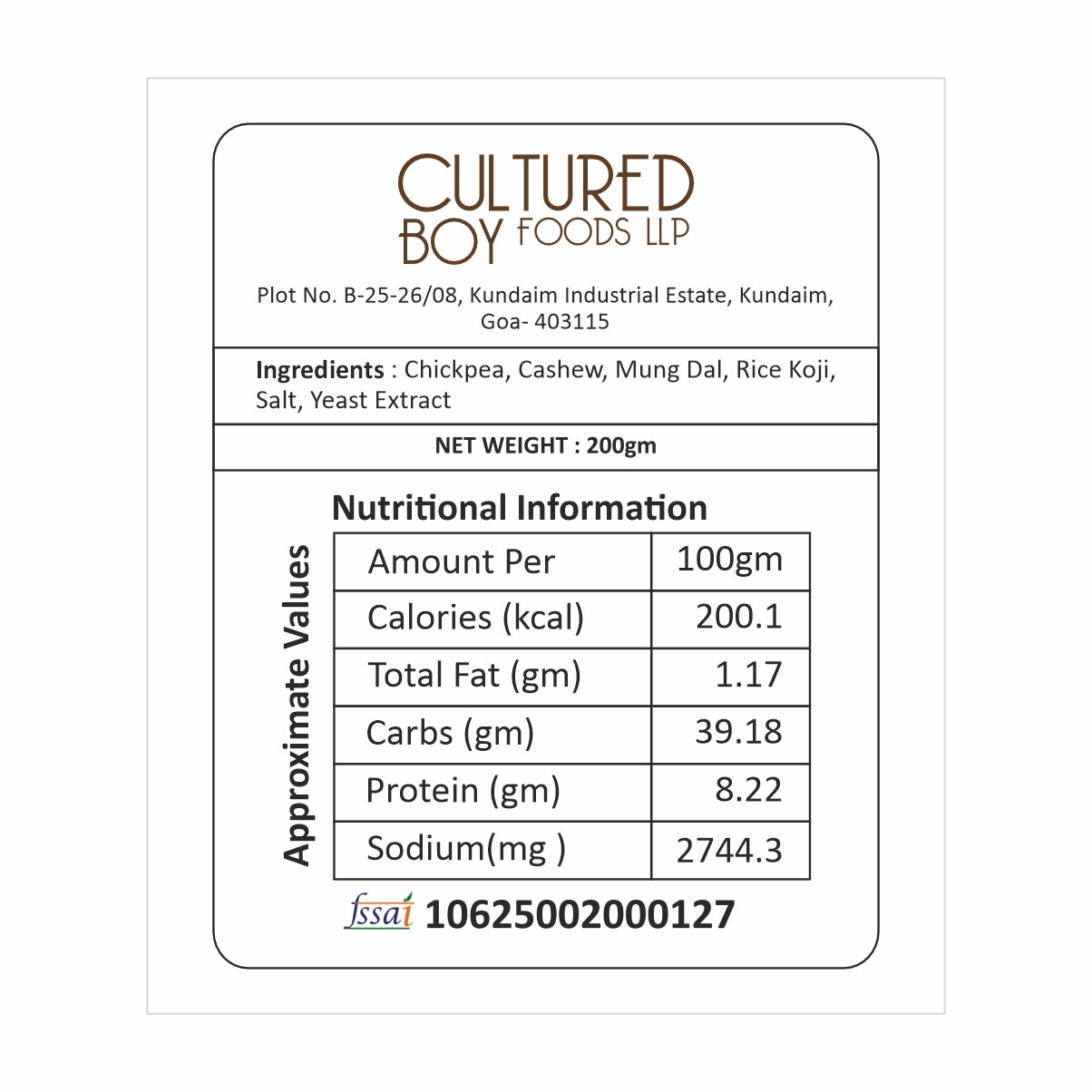 Brown Koji Boy Instant Miso Soup, 200g (Soy-Free, Vegan & Ready in Minutes)