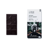 La Folie 80% Intense Black Jaggery Chocolate Bar, 60g