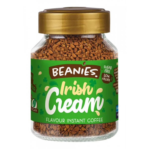 Beanies Irish Cream Flavour Coffee, 50g