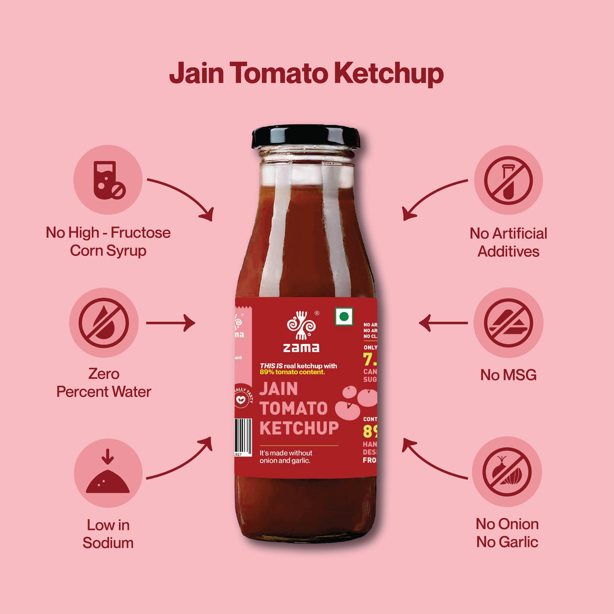 Jain Tomato Ketchup, 300g