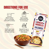 Urban Platter Kalguksu Wheat Noodles, 250g (Flat Korean Noodles, Chewy texture, Oriental Style, Product of Korea)