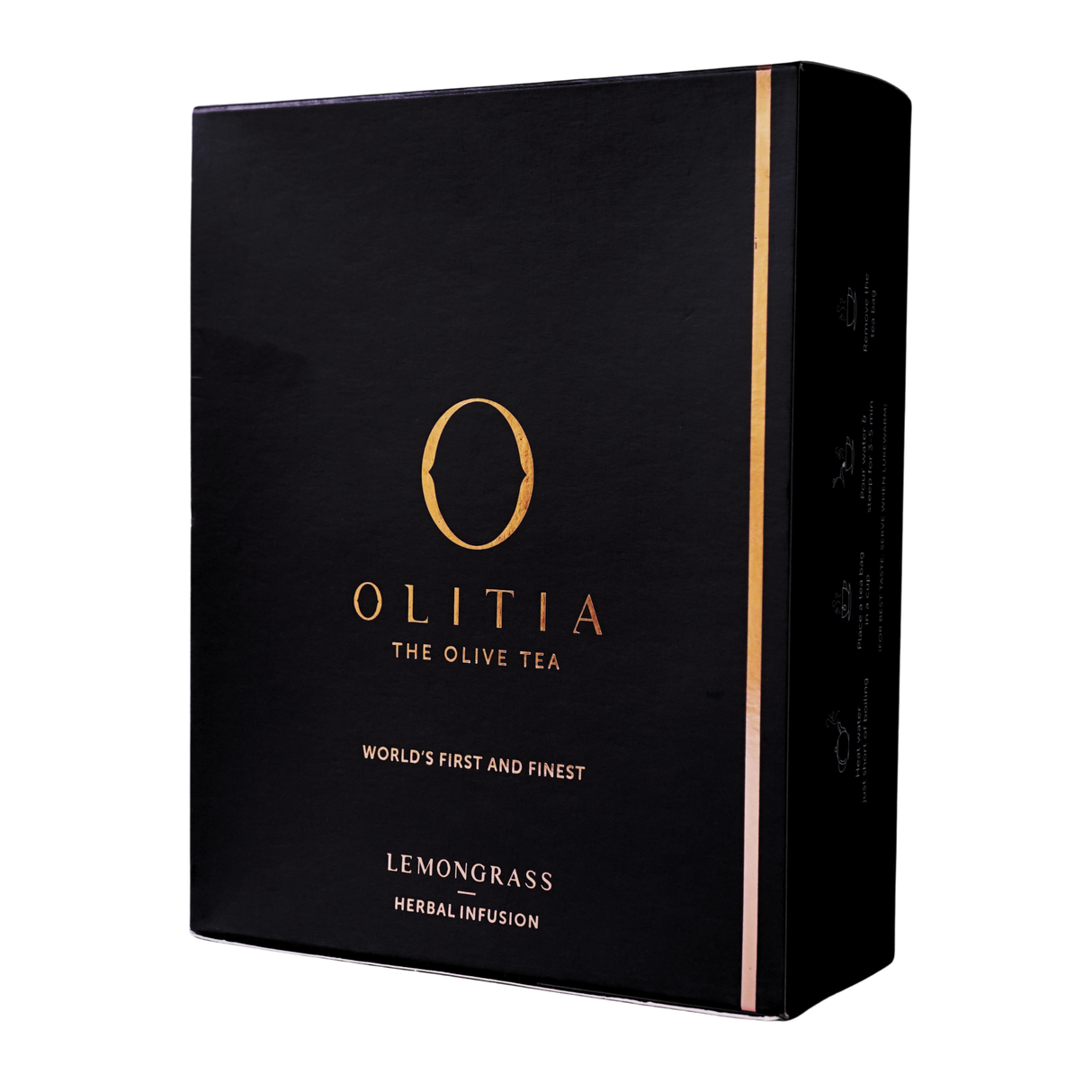 Olitia Olive Leaf Lemongrass Tea, 40g (20 Tea sachets of 2 grams each)