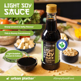 Urban Platter Light Soy Sauce, 500ml (Traditionally Brewed from Soya Beans | Asian Umami Seasoning for Soups | Clean-label)
