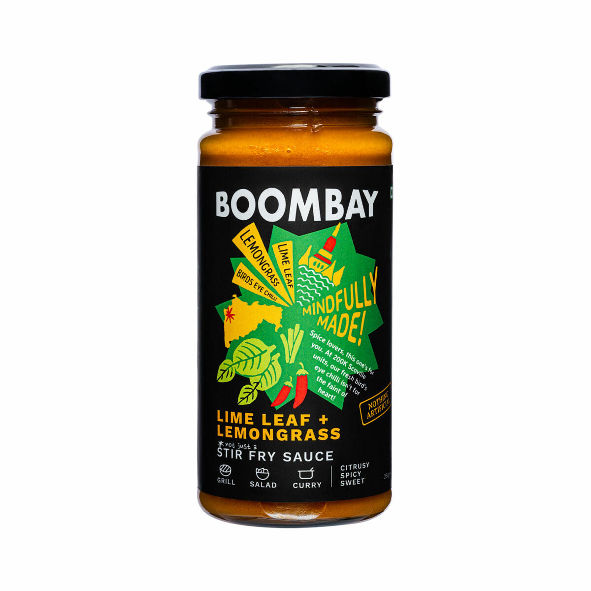 BOOMBAY Lime Leaf + Lemongrass Stir Fry Sauce, 250g