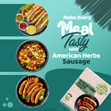 Wakao American Herb Sausages, 200g (Ready to cook)