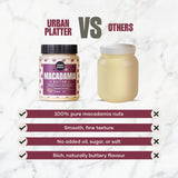 Urban Platter Macadamia Butter, 250g (Delicate Creamy Spread | Single Ingredient | Keto-Friendly)