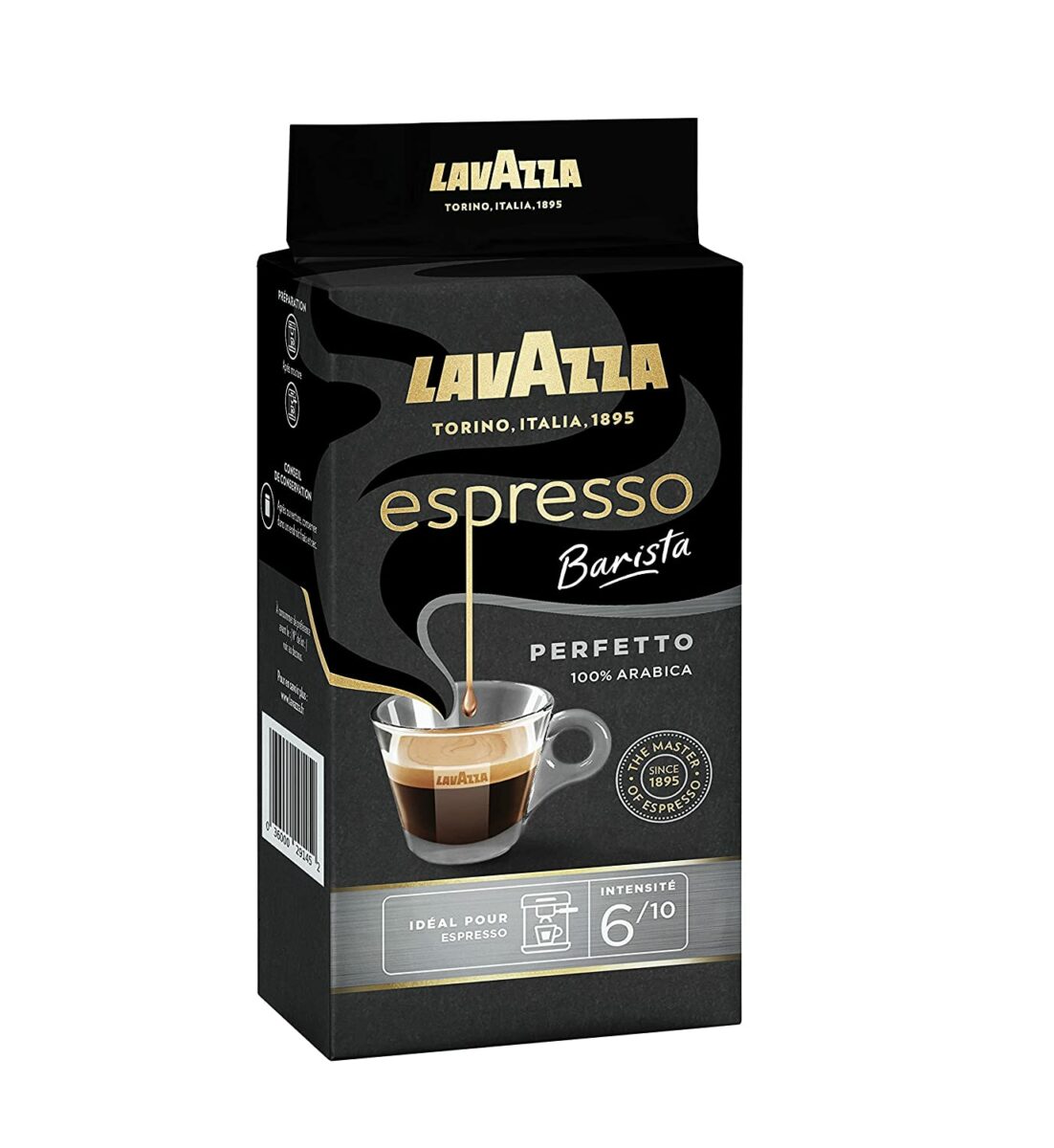 Lavazza Perfetto Espresso Barista, 100% Arabica Ground Coffee Powder, 250g