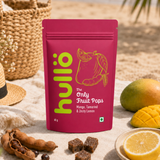 The Only Fruit Pops Mango Tamarind & Zesty Lemon, 60g (Real Fruit Pops | No Added Sugar | High in Fibre | No Preservatives or Artificial Colours & Flavours)