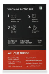 Just Gud Sense Masala Jaggery Tea Premix, 100g (10 sachets of 10 grams each)