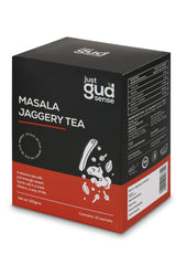 Just Gud Sense Masala Jaggery Tea Premix, 100g (10 sachets of 10 grams each)