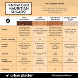 Urban Platter Mauritian Dark Muscovado Sugar, 1kg (Rich & Intense | Perfect for indulgent Baking & Desserts)