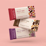 Variety Millet Bars 40g x 6 (Tasty Energy Bars, With 14g Protein | Made From Dates, Figs, Nuts, Fruits, Seeds And Millet)