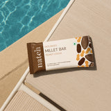 Peanut Cocoa Millet Bar, 40g x 6 (Tasty Energy Bar, With 18g Protein | Made From Dates, Roasted Peanuts, Puffed Jowar Millets, Peanut Butter And Cocoa Powder)